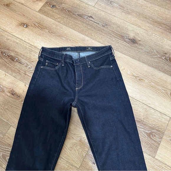 AG Adriano Goldschmied Prima Cigarette Leg Women’s Dark Wash Jeans Sz 27R GUC - Picture 3 of 8